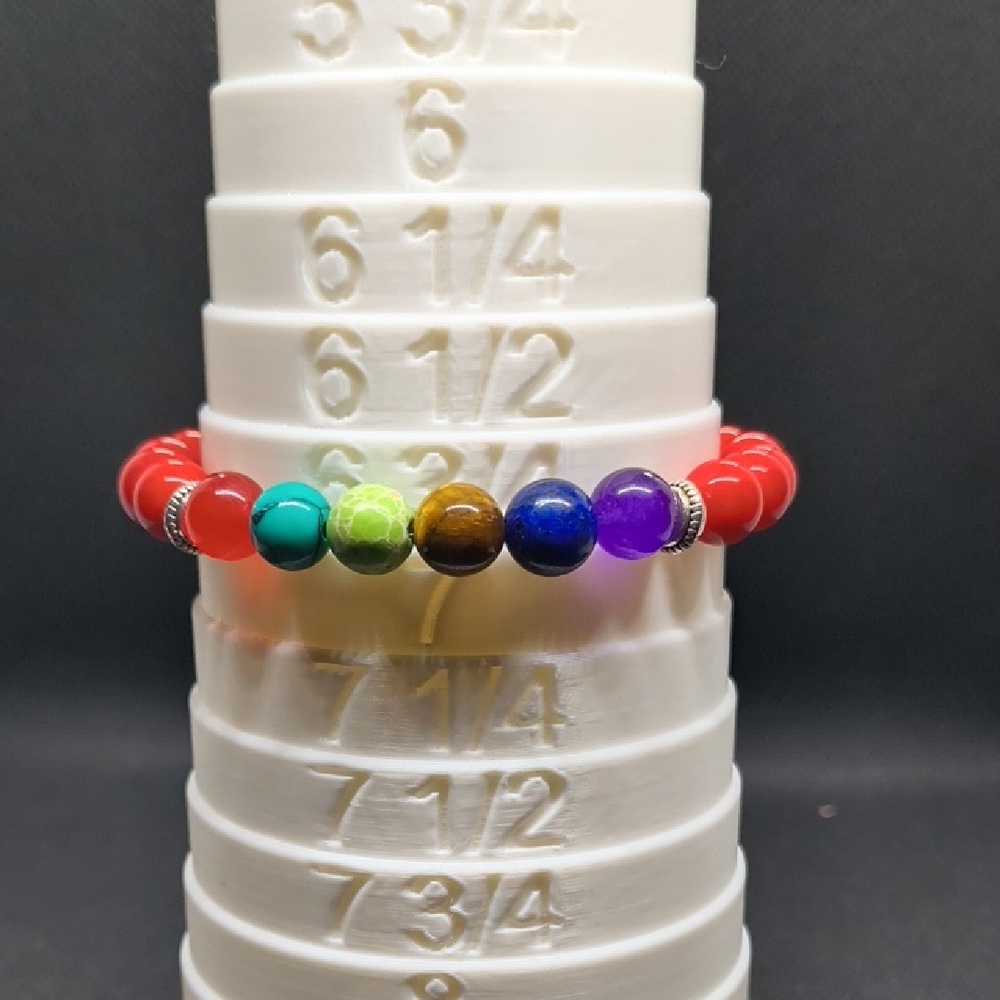 Multicolor Glass Beaded Bracelet